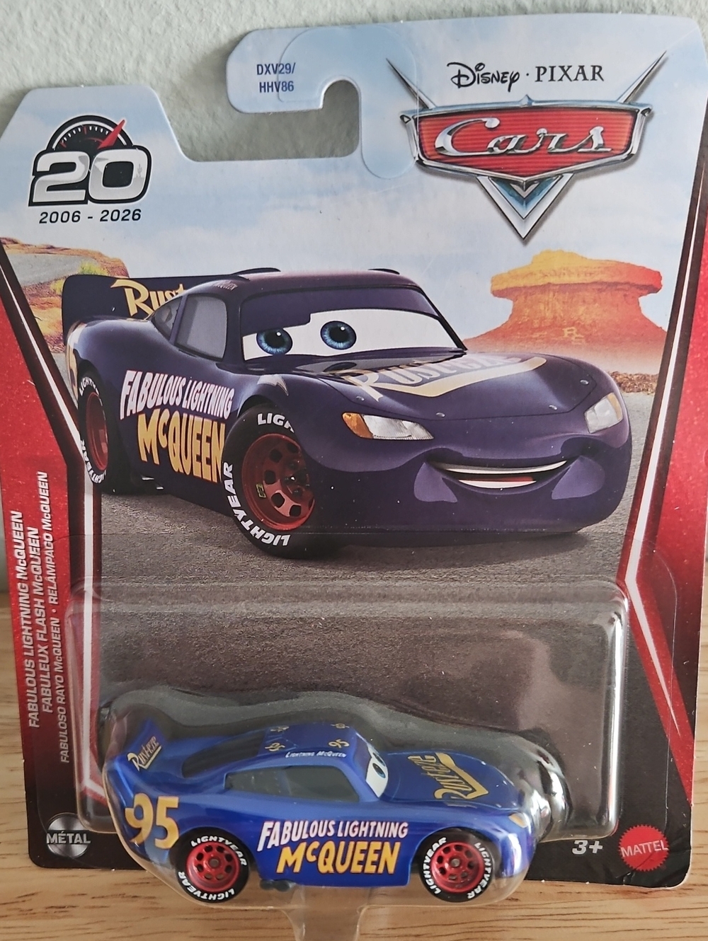 Disney Pixar Cars Fabulous Lightning McQueen 20th Anniversary Diecast